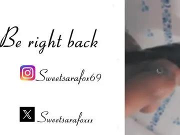 sweetsarafoxxx on Chaturbate 